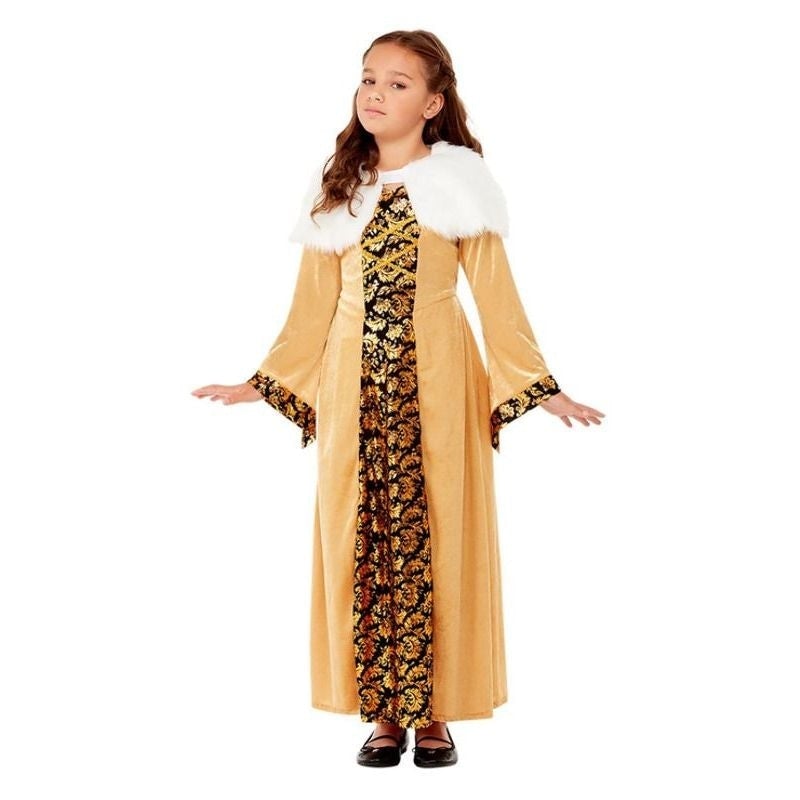 Costumes Australia Medieval Countess Kids Costume Gold Sansa Stark Dress_1