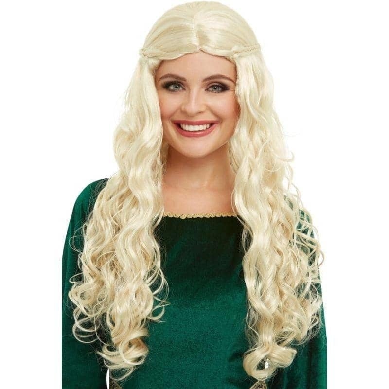 Costumes Australia Medieval Dragon Goddess Wig Adult Blonde_1