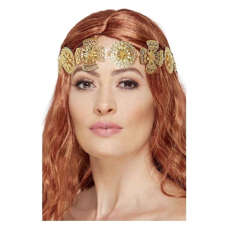 Costumes Australia Medieval Headband Gold_1