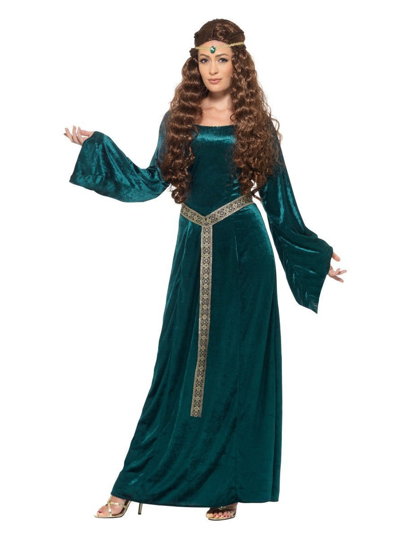 Costumes Australia Medieval Maid Costume Adult Green_4