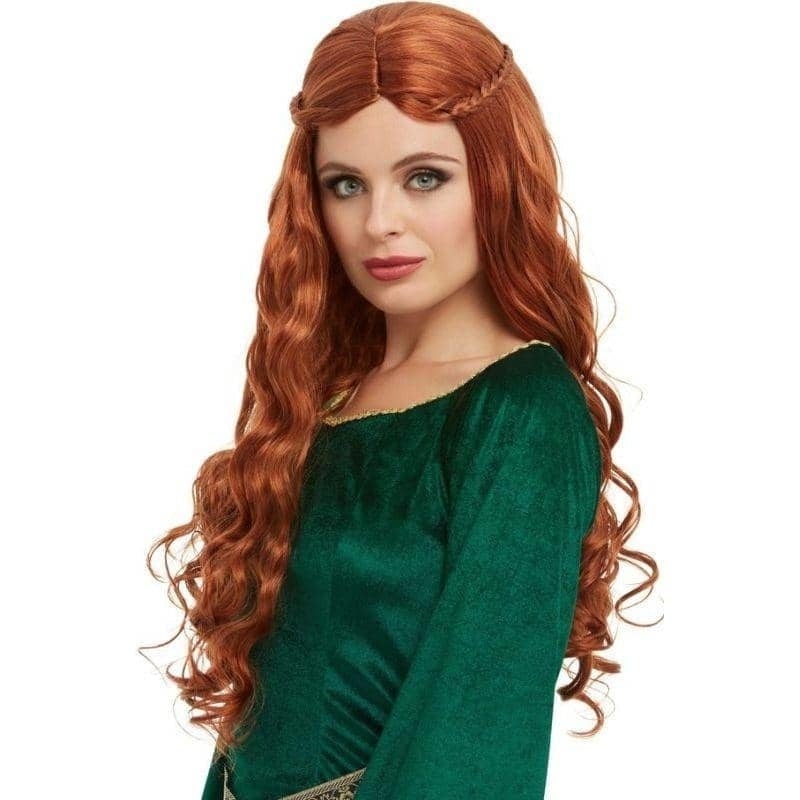 Costumes Australia Medieval Princess Wig Adult Auburn_1