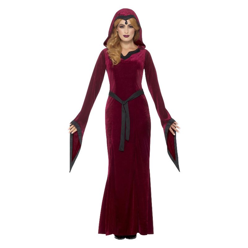 Costumes Australia Medieval Vampiress Costume Red Adult_1