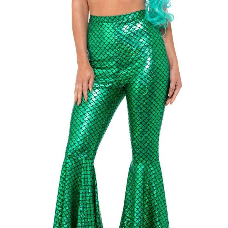 Costumes Australia Mermaid Flared Trousers Adult Green_1