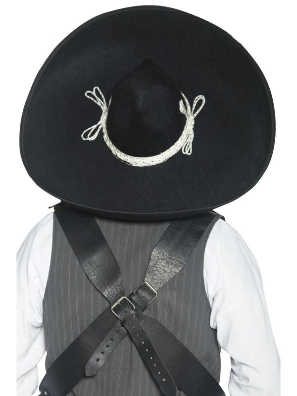 Costumes Australia Size Chart Mexican Bandit Sombrero Authentic Adult Black