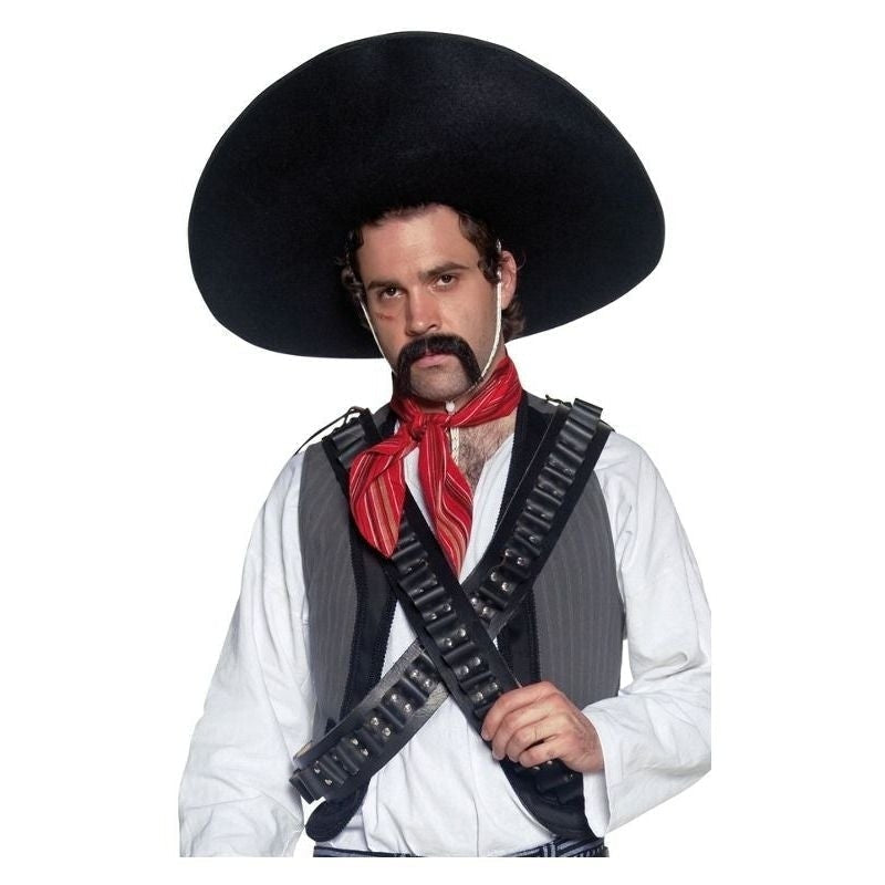 Costumes Australia Mexican Bandit Sombrero Authentic Adult Black_1