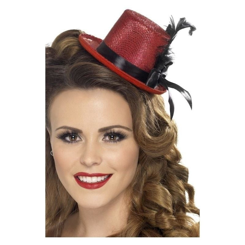 Costumes Australia Size Chart Mini Tophat Adult Red