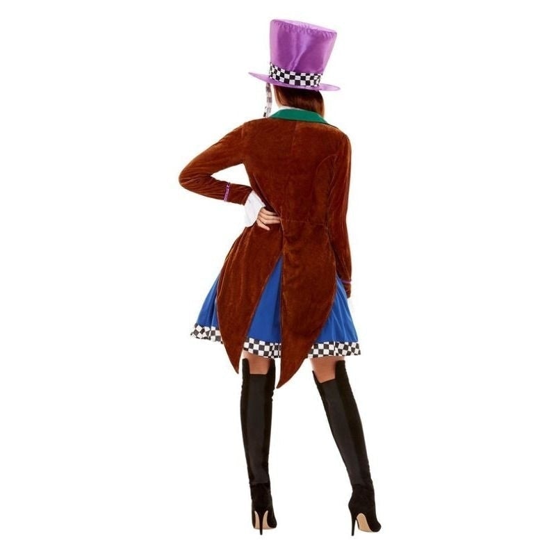 Costumes Australia Miss Mad Hatter Costume Adult Alice In Wonderland Multi Coloured_2