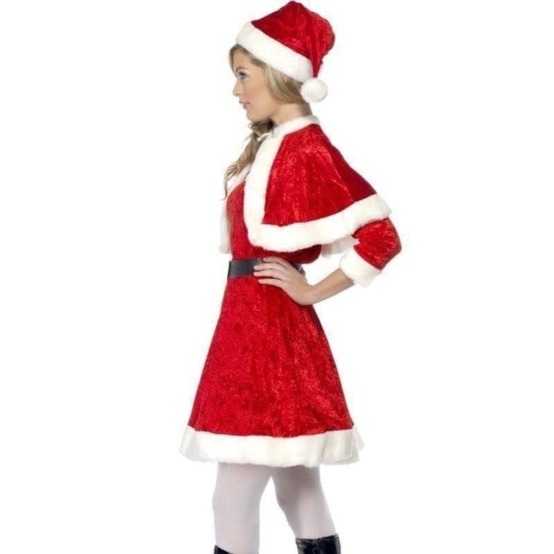 Costumes Australia Miss Santa Costume Red Dress Cape Hat Belt_4