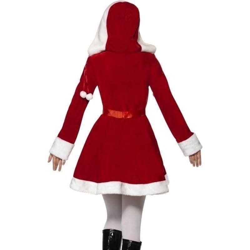 Costumes Australia Miss Santa Costume with Hood Red Dress_2