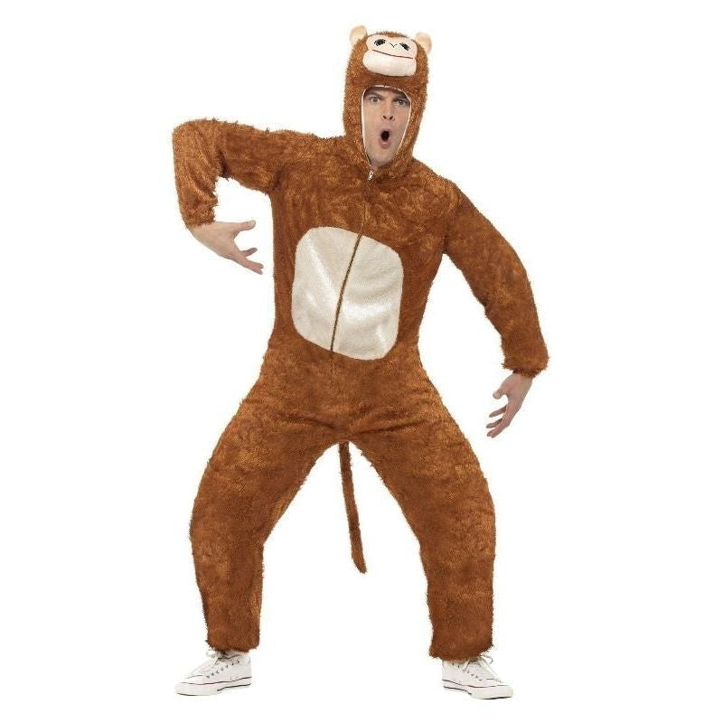 Costumes Australia Monkey Costume Adult Brown_2