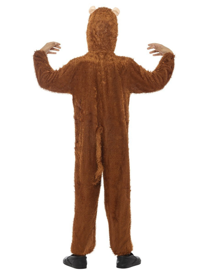 Costumes Australia Monkey Costume Kids Brown Jumpsuit With Hood_2