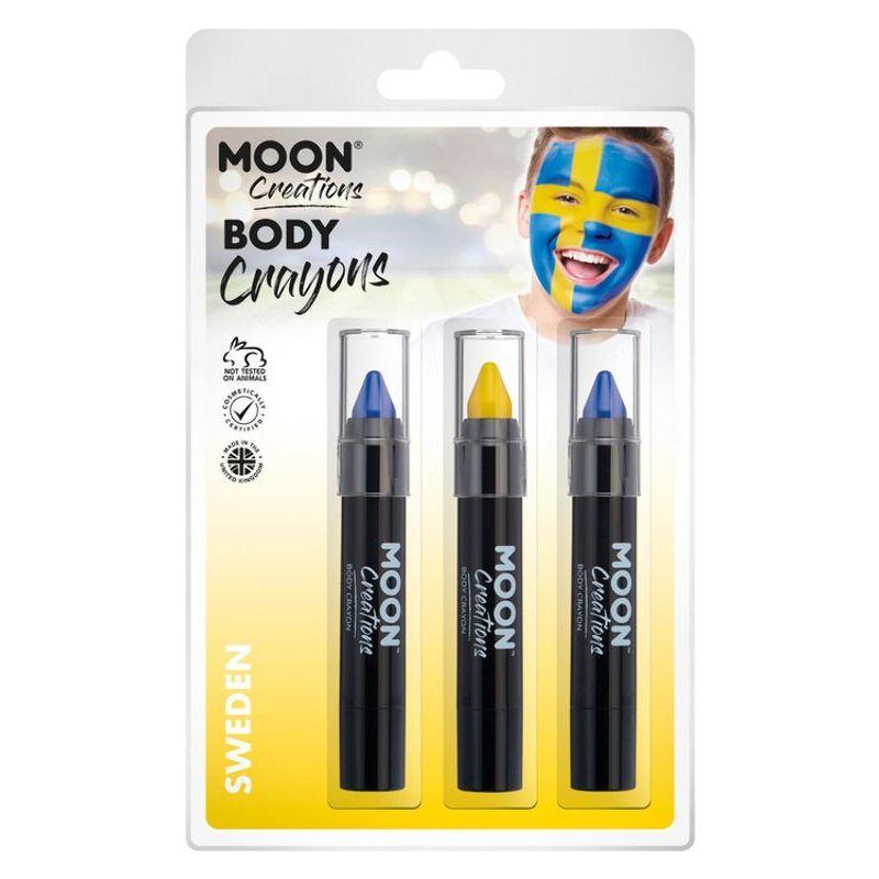 Costumes Australia Moon Creations Body Crayons 3. 5g Clamshell Country Patriot Colours Costume Make Up_11