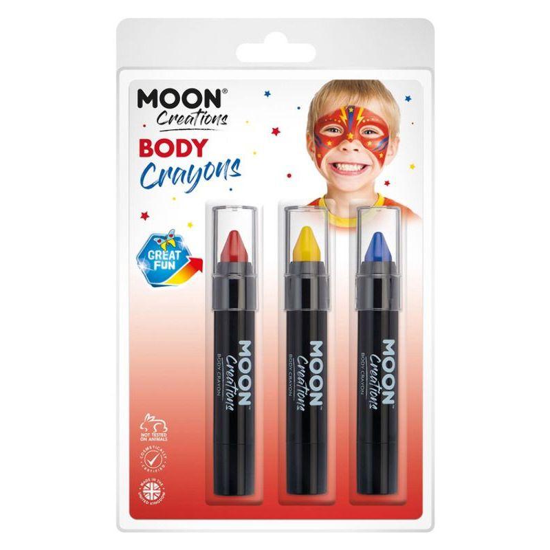 Costumes Australia Moon Creations Body Crayons 3. 5g Clamshell Country Patriot Colours Costume Make Up_12