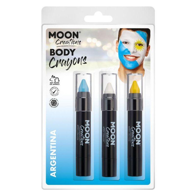 Costumes Australia Moon Creations Body Crayons 3. 5g Clamshell Country Patriot Colours Costume Make Up_13