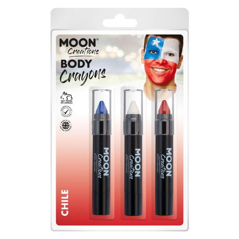 Costumes Australia Moon Creations Body Crayons 3. 5g Clamshell Country Patriot Colours Costume Make Up_16