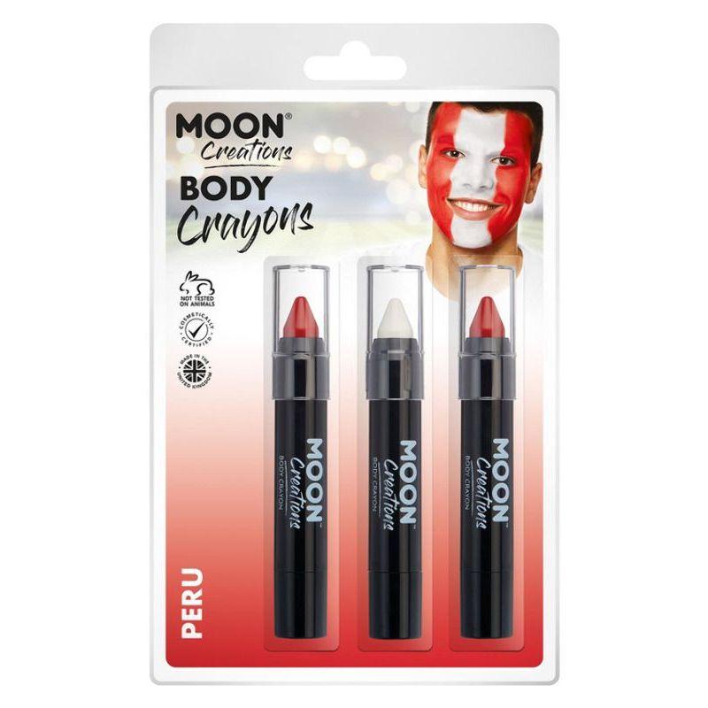 Costumes Australia Moon Creations Body Crayons 3. 5g Clamshell Country Patriot Colours Costume Make Up_33