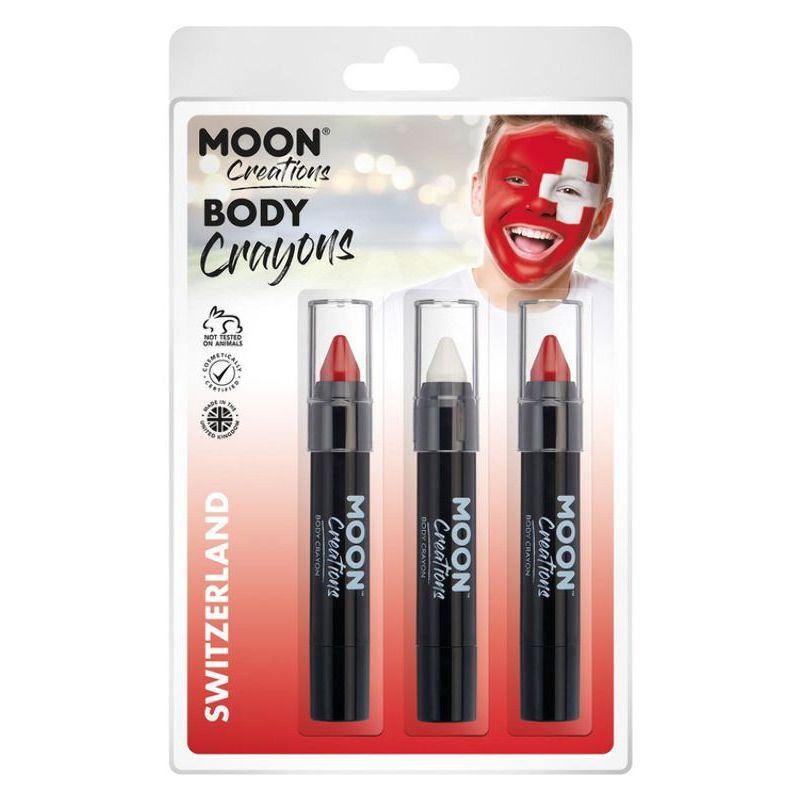 Costumes Australia Moon Creations Body Crayons 3. 5g Clamshell Country Patriot Colours Costume Make Up_37