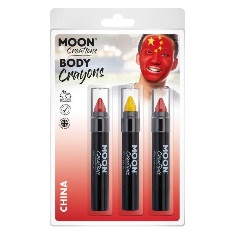 Costumes Australia Moon Creations Body Crayons 3. 5g Clamshell Country Patriot Colours Costume Make Up_3