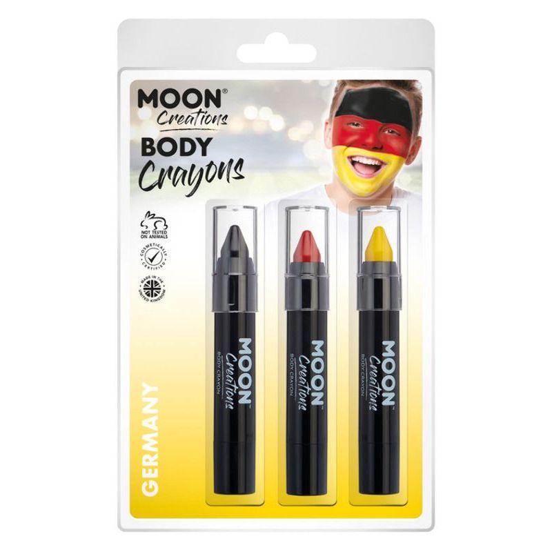 Costumes Australia Moon Creations Body Crayons 3. 5g Clamshell Country Patriot Colours Costume Make Up_5