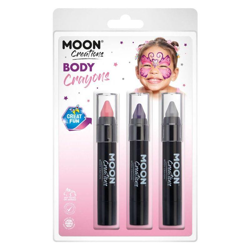 Costumes Australia Size Chart Moon Creations Body Crayons 3. 5g Clamshell Country Patriot Colours Costume Make Up