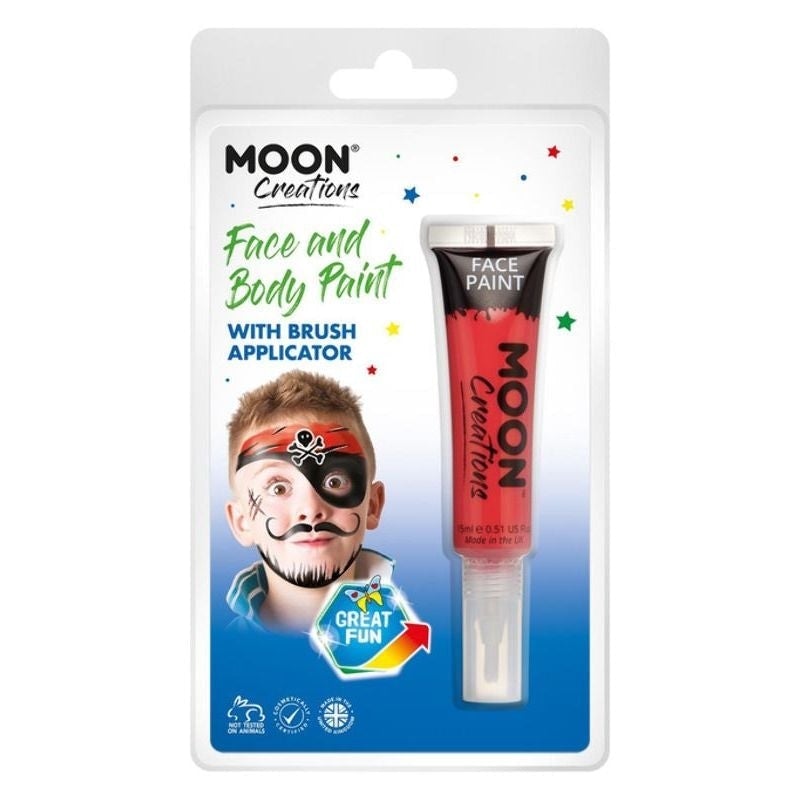 Costumes Australia Moon Creations Face & Body Paints With Brush Applicator, 15ml Clamshell Costume Make Up_11