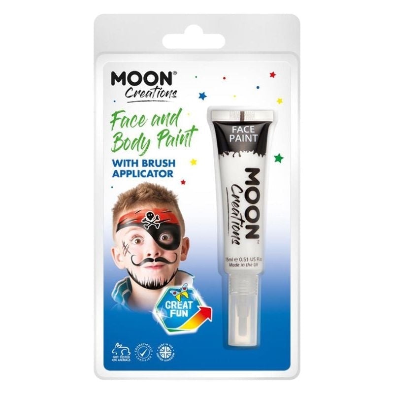 Costumes Australia Moon Creations Face & Body Paints With Brush Applicator, 15ml Clamshell Costume Make Up_13