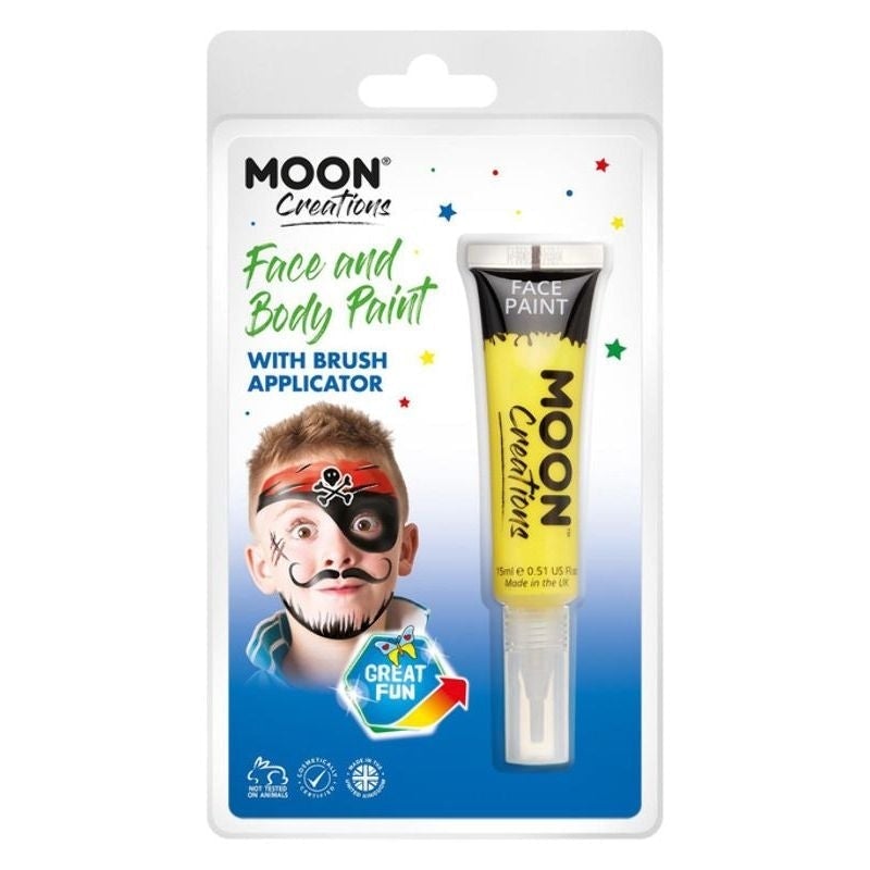 Costumes Australia Moon Creations Face & Body Paints With Brush Applicator, 15ml Clamshell Costume Make Up_14