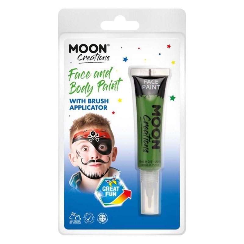 Costumes Australia Moon Creations Face & Body Paints With Brush Applicator, 15ml Clamshell Costume Make Up_20