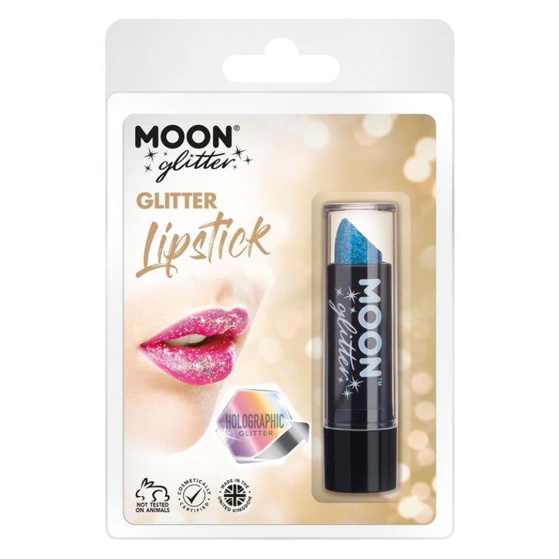 Costumes Australia Moon Glitter Holographic Glitter Lipstick Blue G07688 Costume Make Up_1