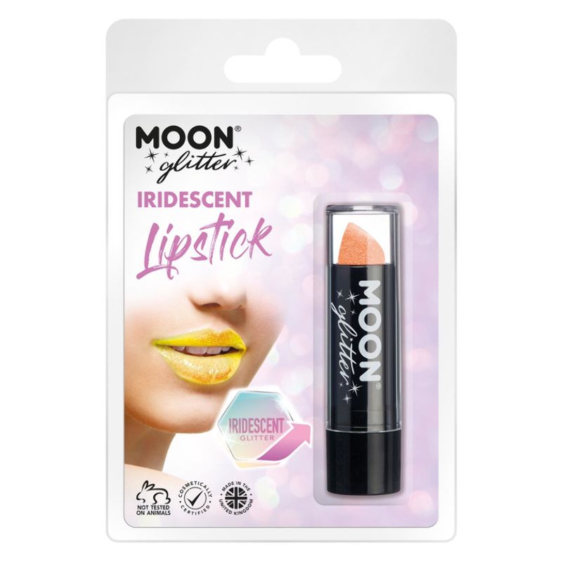 Costumes Australia Moon Glitter Iridescent Glitter Lipstick Orange G26634 Costume Make Up_1