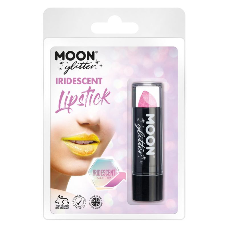 Costumes Australia Moon Glitter Iridescent Glitter Lipstick Pink G26627 Costume Make Up_1