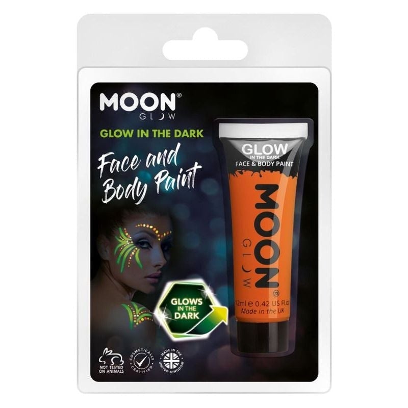 Costumes Australia Moon Glow In The Dark Face Paint 12ml Clamshell Costume Make Up_4