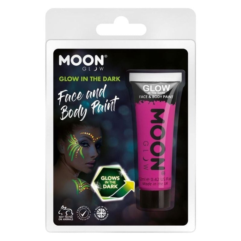 Costumes Australia Moon Glow In The Dark Face Paint 12ml Clamshell Costume Make Up_6