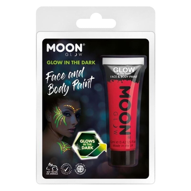 Costumes Australia Moon Glow In The Dark Face Paint 12ml Clamshell Costume Make Up_7