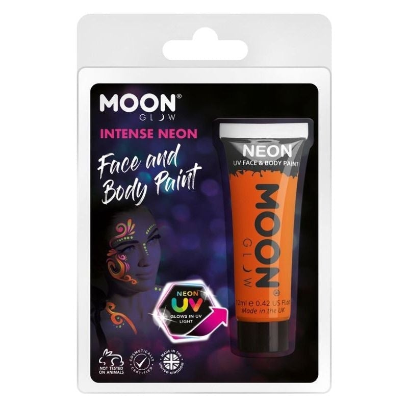 Costumes Australia Moon Glow Intense Neon UV Face Paint Clamshell, 12ml Costume Make Up_4