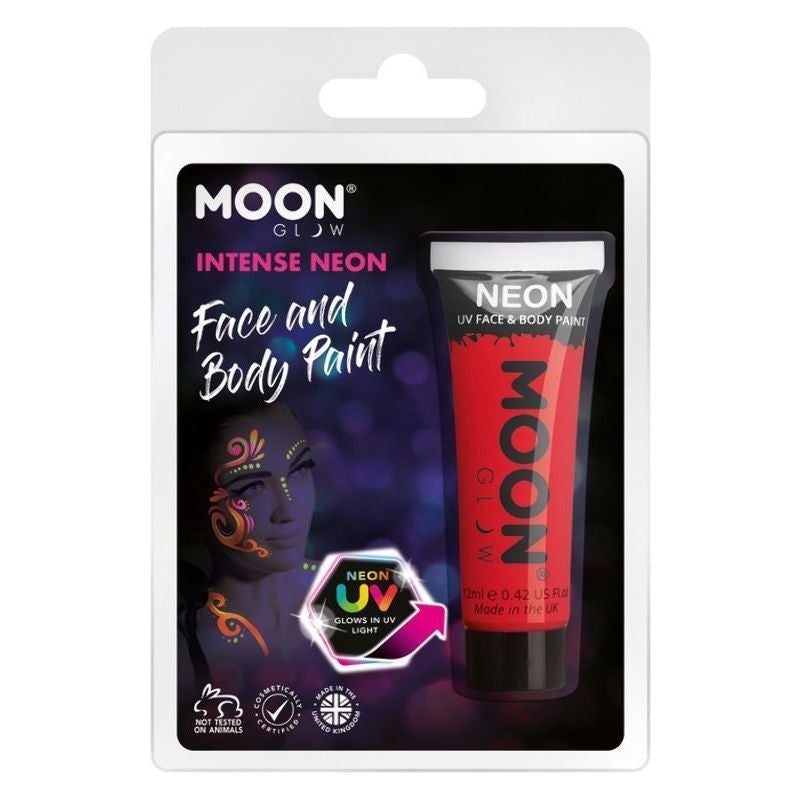 Costumes Australia Moon Glow Intense Neon UV Face Paint Clamshell, 12ml Costume Make Up_6