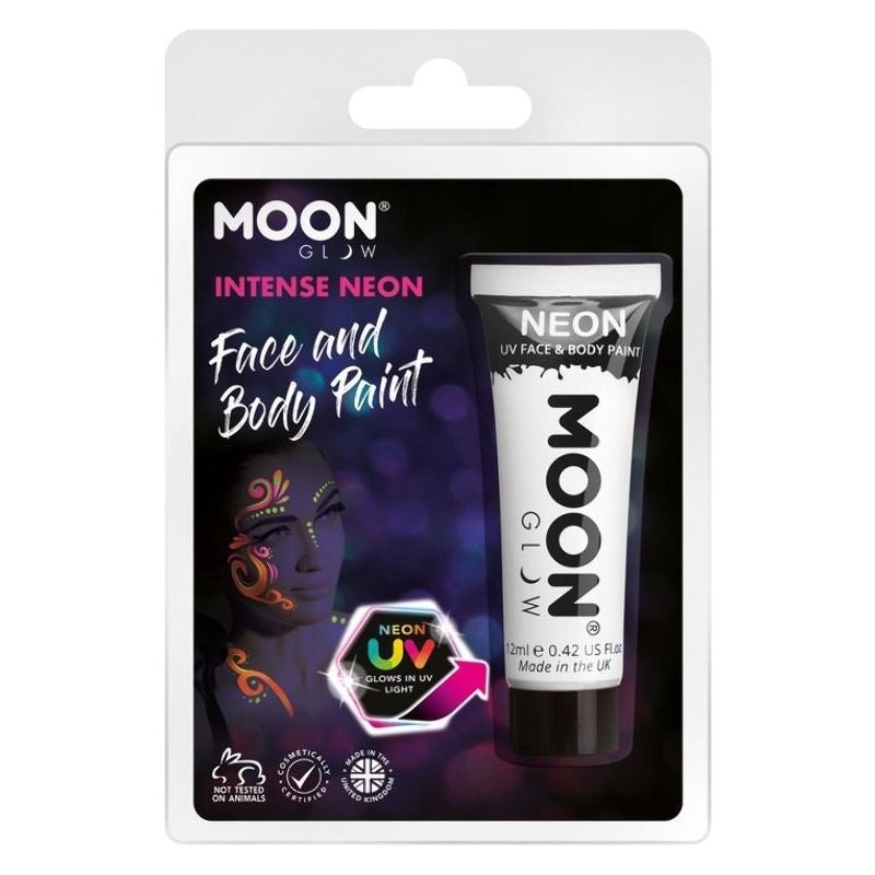 Costumes Australia Moon Glow Intense Neon UV Face Paint Clamshell, 12ml Costume Make Up_7