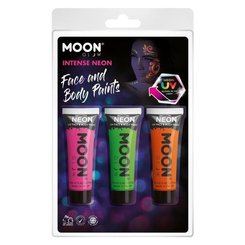 Costumes Australia Moon Glow Intense Neon UV Face Paint Hot Pink M33663 Costume Make Up_1