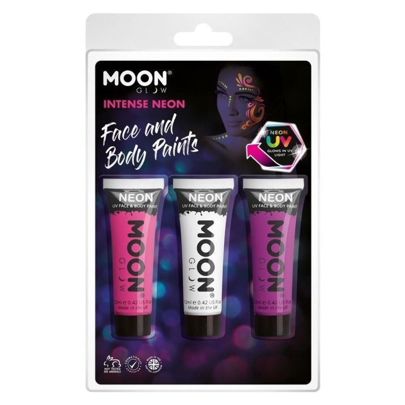 Costumes Australia Moon Glow Intense Neon UV Face Paint Hot Pink M33687 Costume Make Up_1