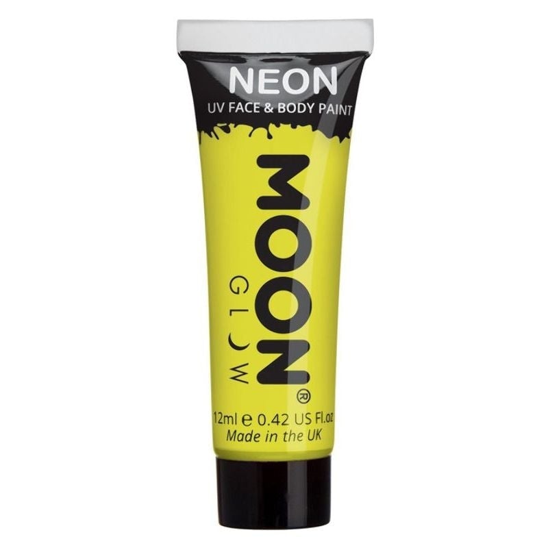 Costumes Australia Size Chart Moon Glow Intense Neon UV Face Paint Single, 12ml Costume Make Up