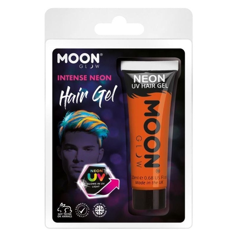 Costumes Australia Moon Glow Intense Neon UV Hair Gel Clamshell, 20ml Costume Make Up_4