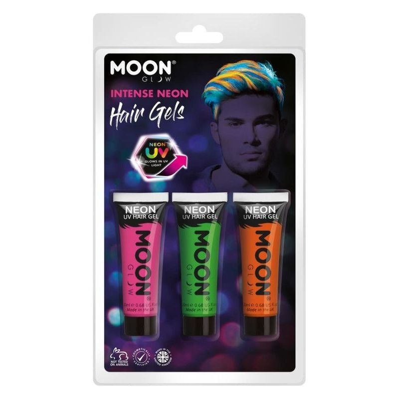 Costumes Australia Moon Glow Intense Neon UV Hair Gel M36084 Costume Make Up_1