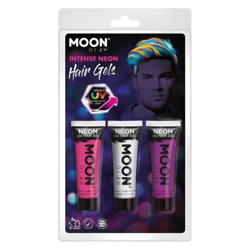 Costumes Australia Moon Glow Intense Neon UV Hair Gel M36107 Costume Make Up_1