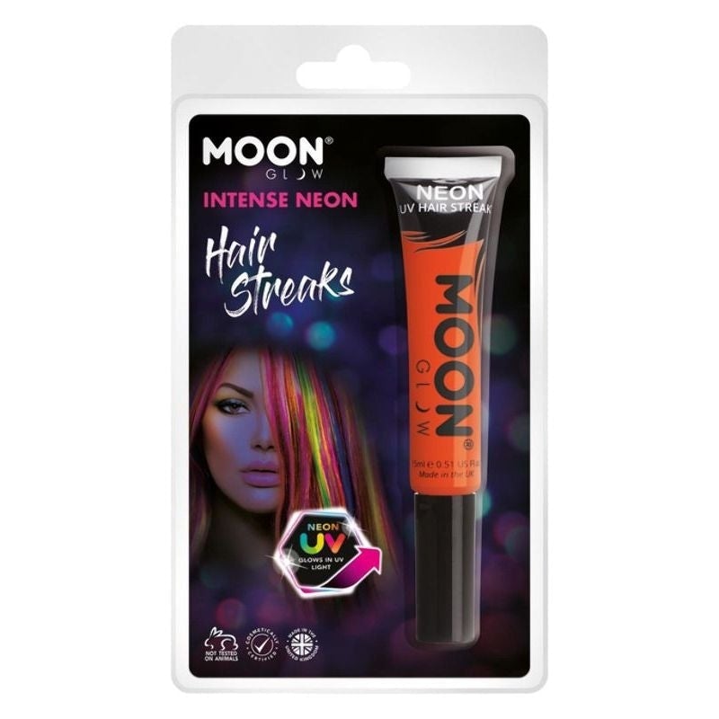 Costumes Australia Moon Glow Intense Neon UV Hair Streaks Clamshell, 15ml M36541 Costume Make Up_3