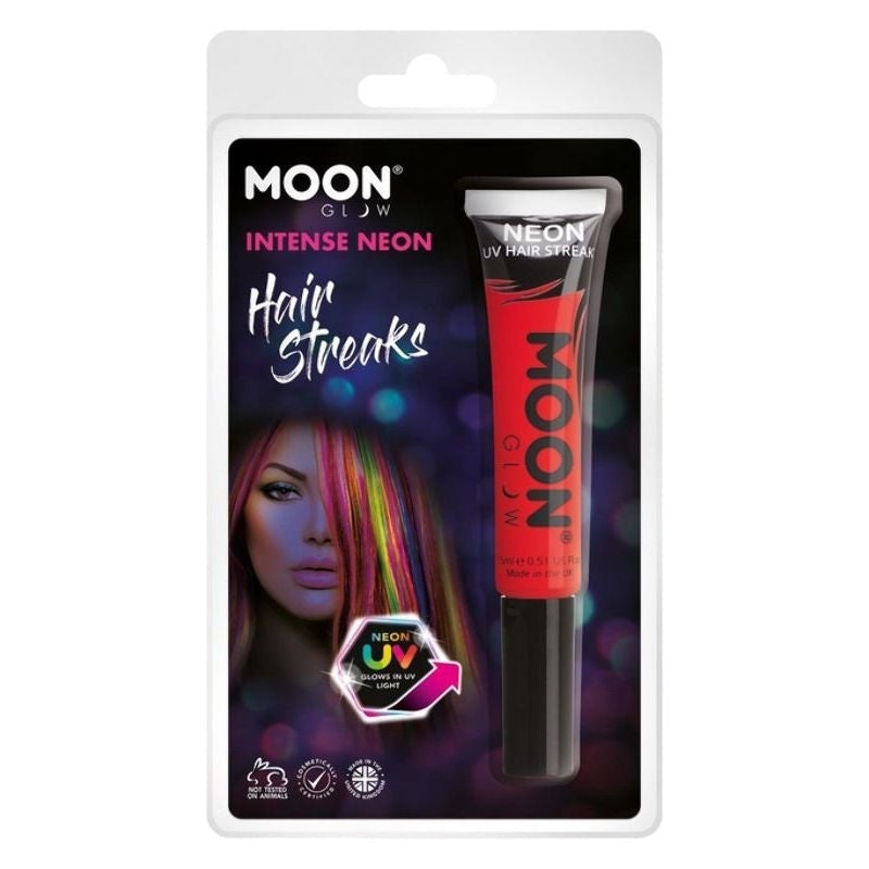 Costumes Australia Moon Glow Intense Neon UV Hair Streaks Clamshell, 15ml M36541 Costume Make Up_5