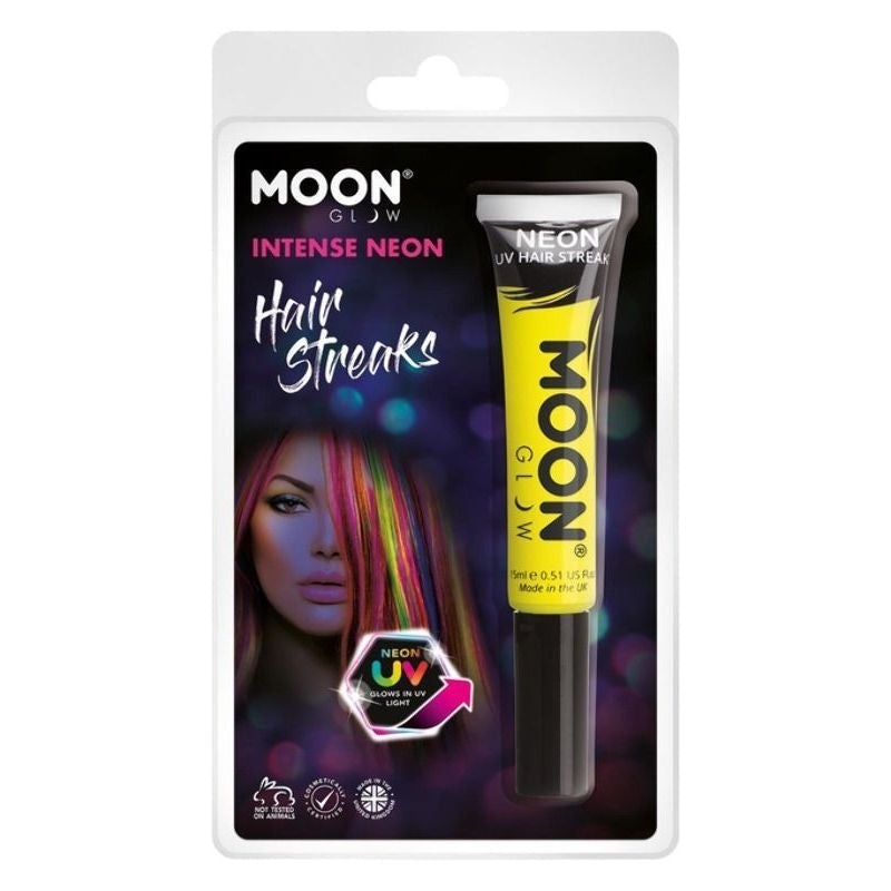 Costumes Australia Size Chart Moon Glow Intense Neon UV Hair Streaks Clamshell, 15ml M36541 Costume Make Up