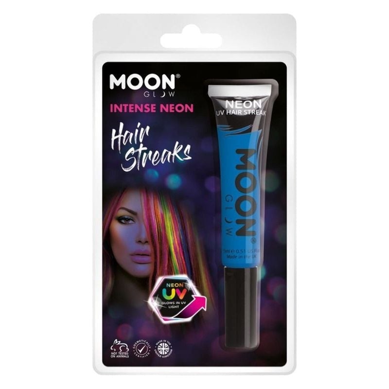 Costumes Australia Moon Glow Intense Neon UV Hair Streaks Clamshell, 15ml M36558 Costume Make Up_1