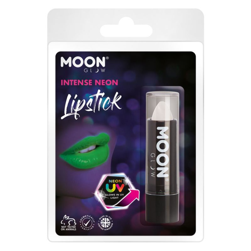 Costumes Australia Moon Glow Intense Neon UV Lipstick White M37562 Costume Make Up_1