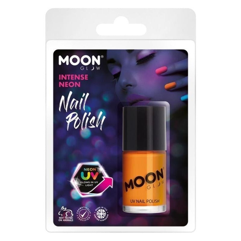 Costumes Australia Moon Glow Intense Neon UV Nail Polish Clamshell, 14ml Costume Make Up_3