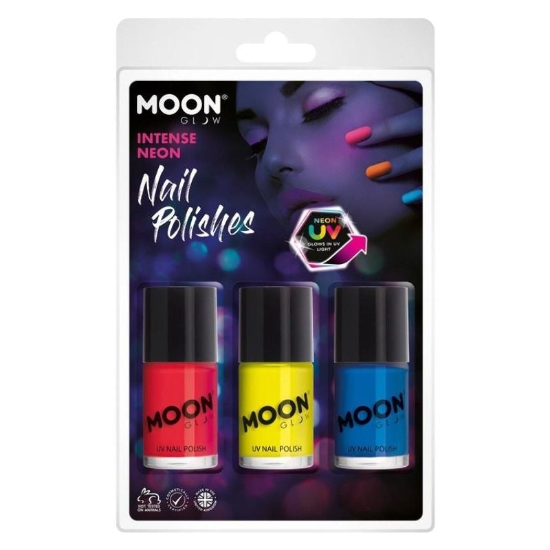 Costumes Australia Moon Glow Intense Neon UV Nail Polish M38170 Costume Make Up_1